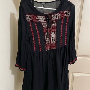 Black bohemian dress